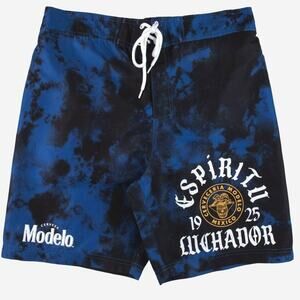 Modelo Especial Men’s Elastic Board Swim Shorts – Small – Dark Blue